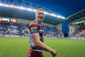 Zach Eckersley was named player of the match for his performance in the derby win over St Helens