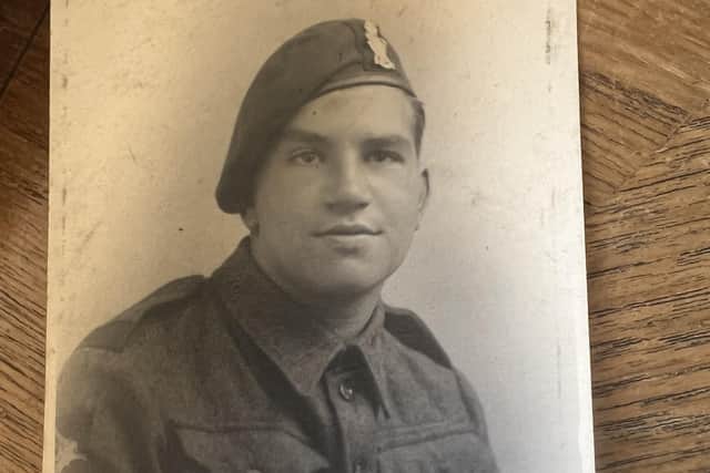 Cyril when he joined the army at 18
