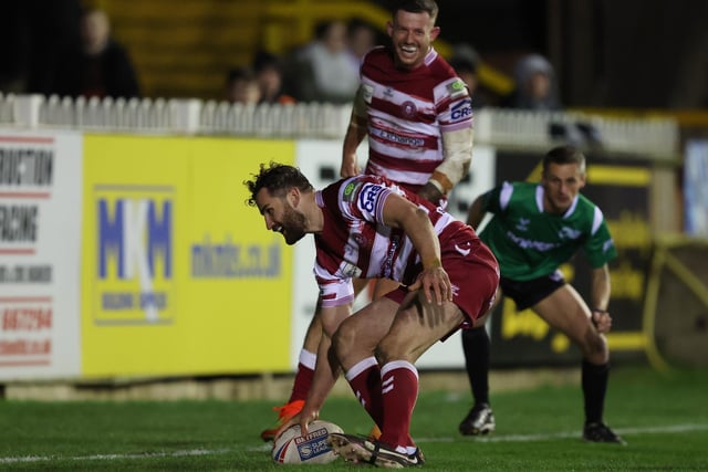 Toby King scored his first try for the Warriors in the win over Castleford last week.