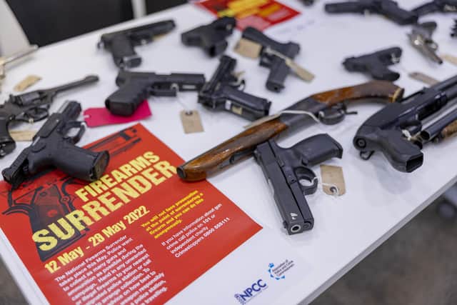 The national firearm surrender runs for two weeks