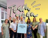 The Leader of Wigan Council, Coun David Molyneux, with members of Wigan Council's Cabinet.