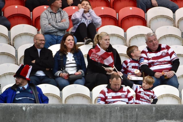 Wigan Warriors fans made the trip to Craven Park to support Matty Peet's side.