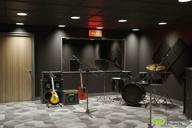 A new recording studio at Wigan and Leigh College