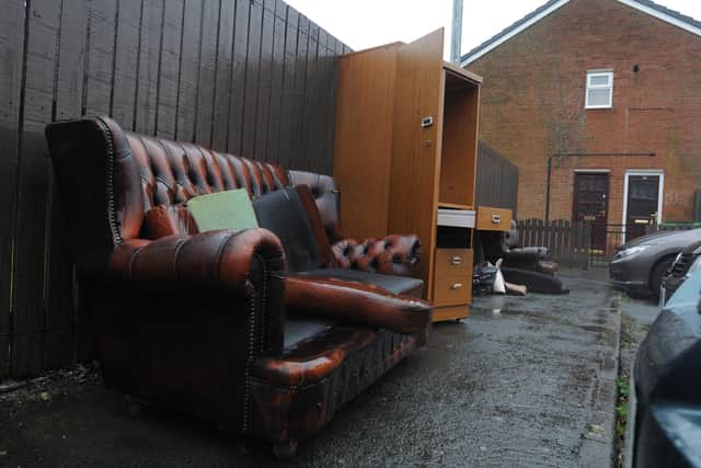 There should be no excuse for messes like this - furniture dumped outside houses off Botany Close, New Springs several years ago - with a waste amnesty coming