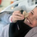 Lincoln Melling, 10, pupil at Millbrook Primary School, Shevington, battling cancer.