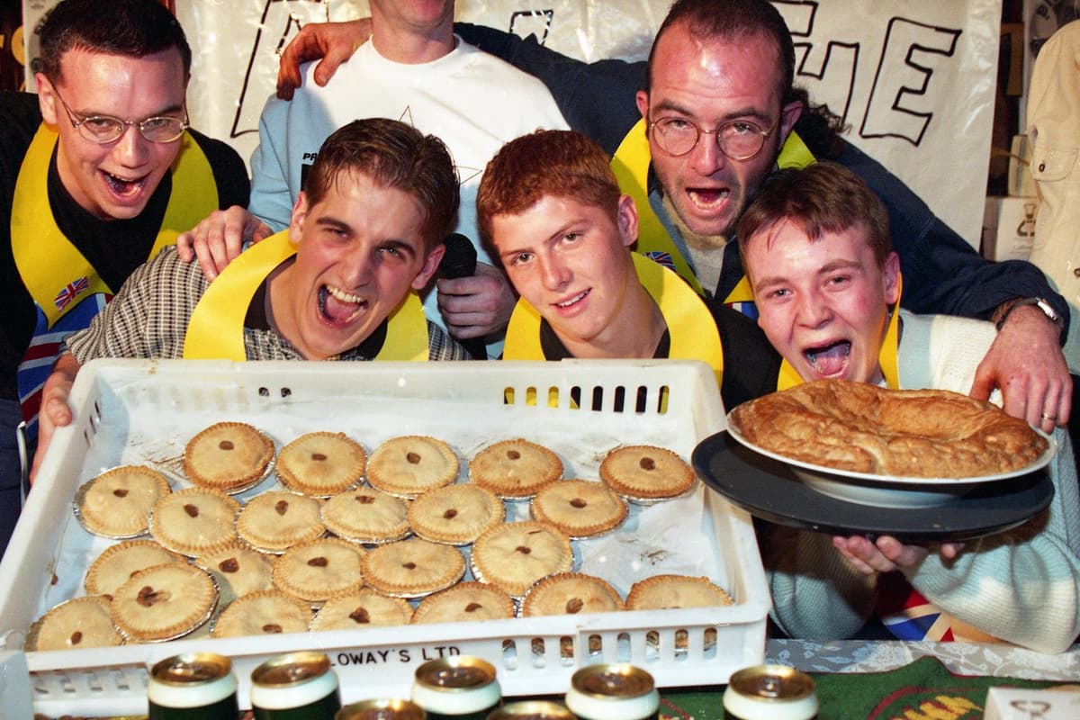 Pi Eating Contest Food for thought: looking back at Wigan's World Pie-Eating Championships