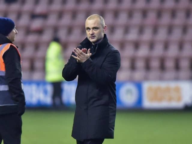 Wigan Athletic manager Shaun Maloney