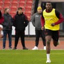 Sam Eseh was among the first group to report back for pre-season training