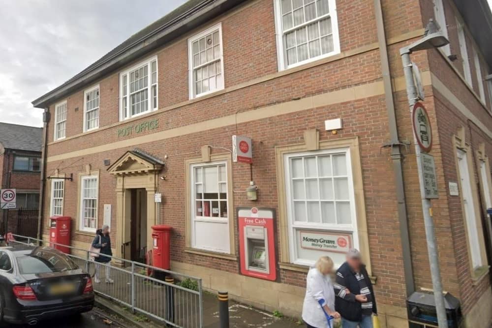 The closure-threatened post office on Silk Street in Leigh
