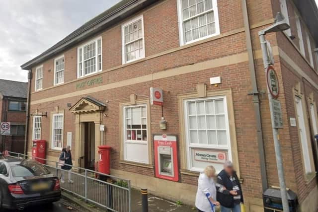 The closure-threatened post office on Silk Street in Leigh