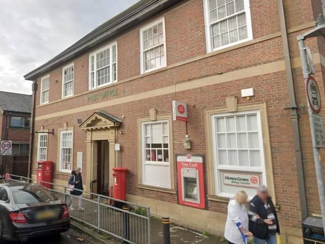 The closure-threatened post office on Silk Street in Leigh