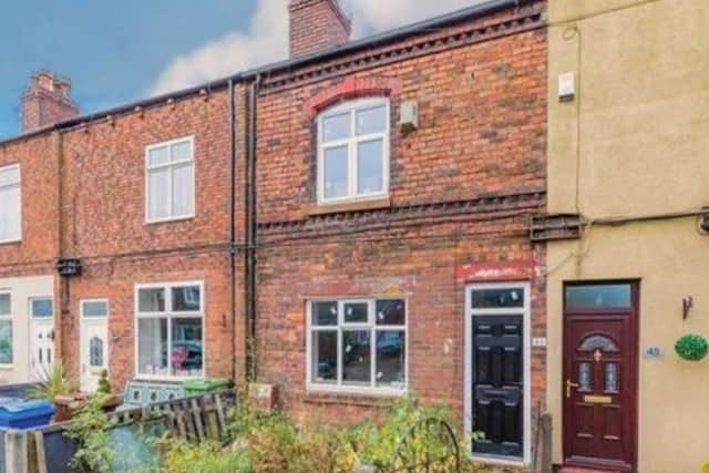 This two-bedroom, mid terrace house is going to auction with a guide price of just £30,000-plus.