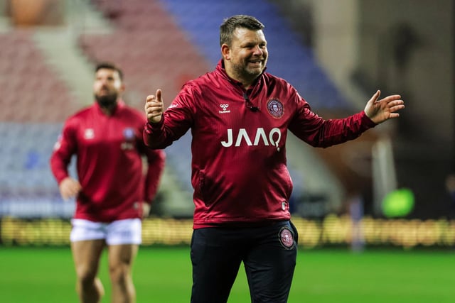 Lee Briers led the pre-match preparations for the opening home game of the season.