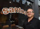 Owner of Santos cafe, Anoushiravan Sherafatian.