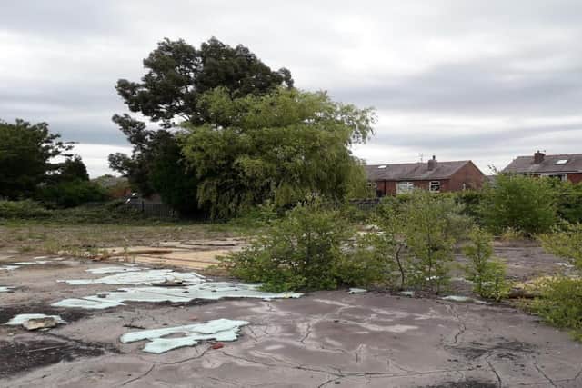One of the vacant pieces of land sold off by Wigan Council