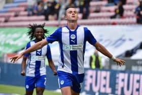 Thelo Aasgaard was the difference between Latics and Crawley on Saturday