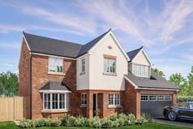 A CGI of the Chesham from Elan Homes at Garrett Hall Fields, where homes are competitively priced compared with Wilmslow and Eccles