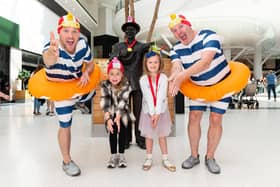 Pippa and Jessica at the special event to celebrate the Olympics in Paris featuring comedy extraordinaires The Van Dunk Brothers from the Bread and Butter Theatre Company.