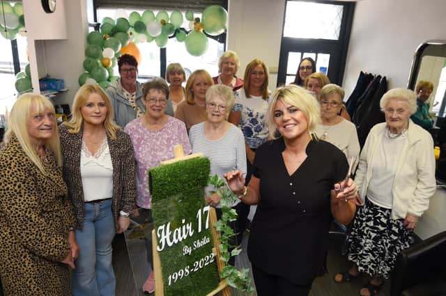 Sheila Anderton is retiring after 44 years of hairdressing, including 26 years at her salon, Hair 17, Hindley.