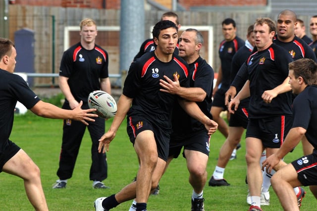 Wigan Warriors last training session before facing Catalans in the Challenge Cup semi-final.