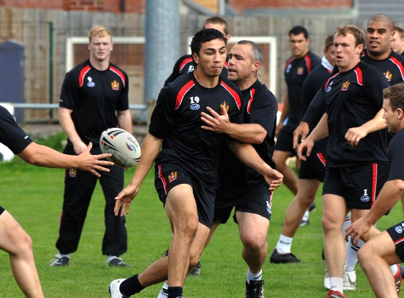 Wigan Warriors last training session before facing Catalans in the Challenge Cup semi-final.