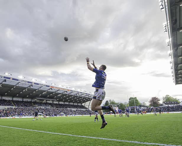 Wigan Warriors take on Leeds Rhinos at Headingley