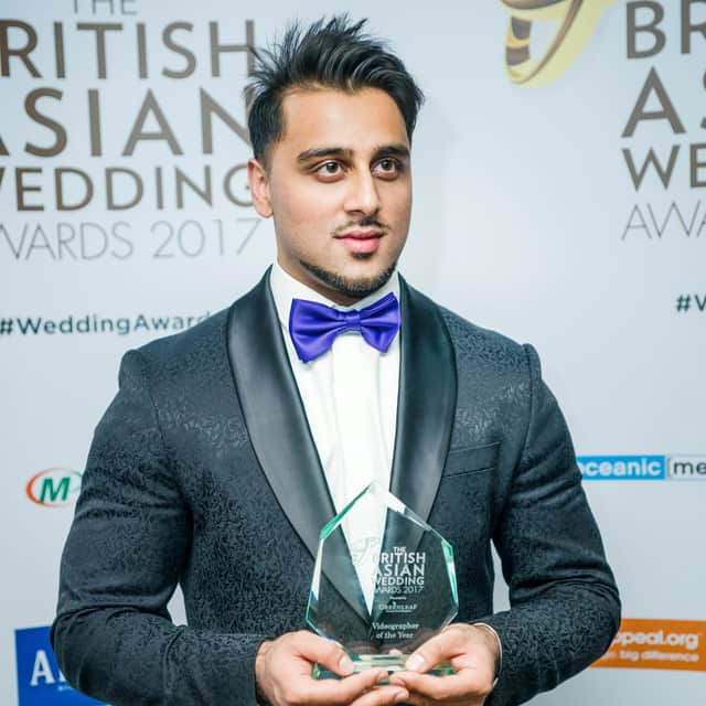 Mujahaid bin Jamshaid at the British Asian Wedding Awards