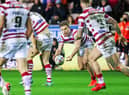 Wigan Warriors face Leeds Rhinos in the play-off semi-final at the DW Stadium