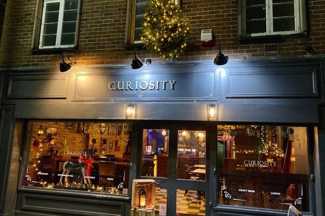 On Market Street, Atherton, Curiosity Gin Emproium has a rating of 4.5 stars from 71 google reviews.