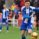 Jamie McGrath facing Stoke City in Ferbruary 2022.