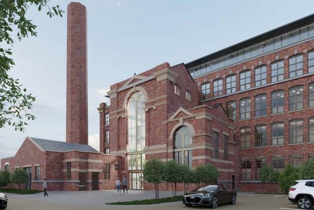 Artist impression of how Mill 3 at Eckersley Mill in Wigan could look following redevelopment
