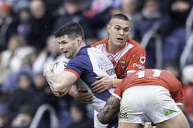 John Bateman, pictured during last year's England test series against Tonga, has suffered a long-term injury blow in the NRL