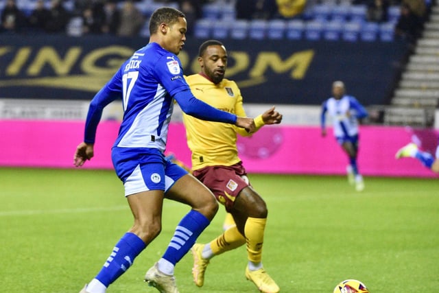 Arguably his best game for Latics, could have had three assists on another day had chances been converted