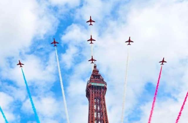 The Red Arrows are heading to Blackpool