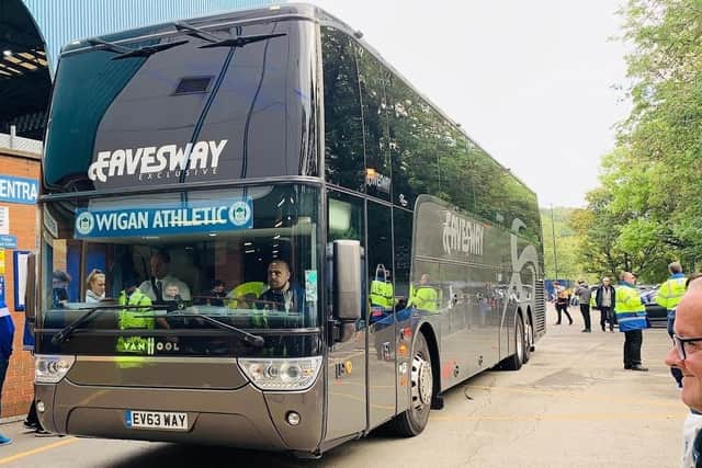 Eavesway have provided coaches for Wigan Athletic for more than half a century