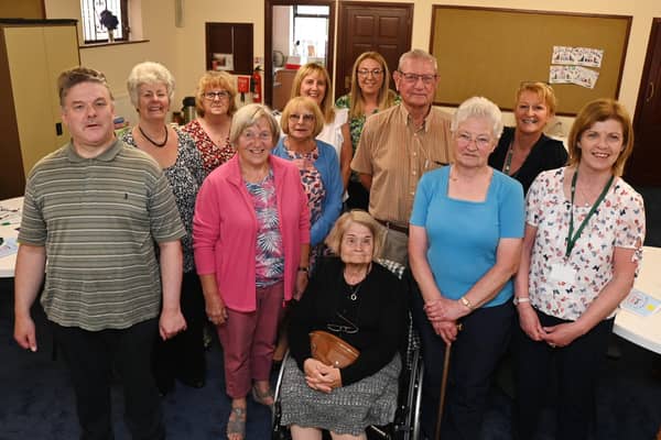 Volunteers from Wigan and Leigh Pensioners Link at a celebration event