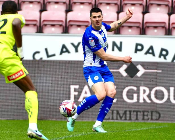 Jon Mellish had arguably his best game for Latics against Rotherham