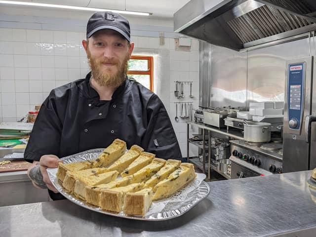 Craig Bethel, head chef of the Straw Bale Cafe