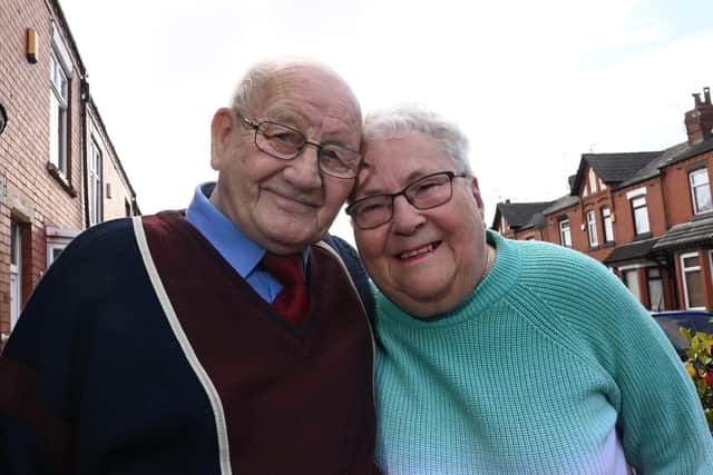 Melvyn and Doreen Gaskell celebrate their 60th wedding anniversary