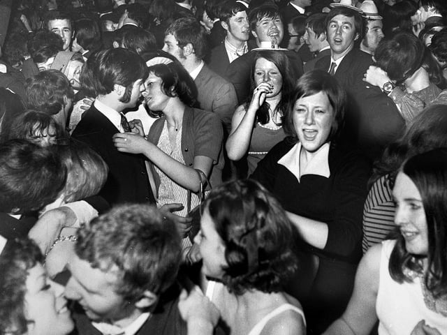 New Years Eve at Wigan Casino Club in 1969.