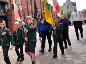 A flashback to Wigan's last St George's Day parade in 2019