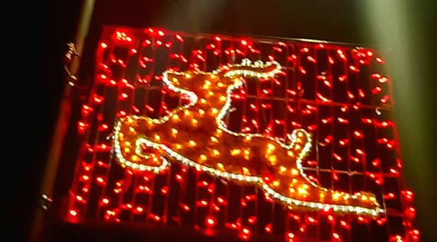 New Christmas decorations have been erected in Hindley Green