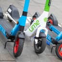 General view of E-Scooters