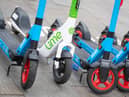 General view of E-Scooters