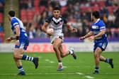 Kai Pearce-Paul was among the Wigan players in action for England against Greece (Photo by Gareth Copley/Getty Images)