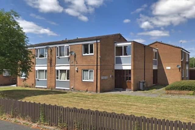 The flats on Poplar Street, Tyldesley