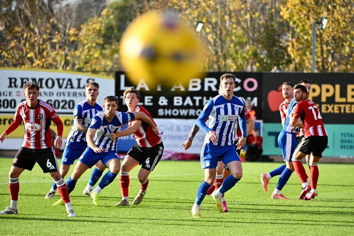 Exeter City boss accuses Wigan Athletic of 'parking the bus'