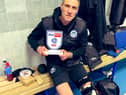 Martin Kelly posted this worrying picture on social media after the Blackburn game