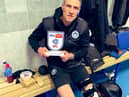 Martin Kelly posted this worrying picture on social media after the Blackburn game