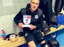 Martin Kelly posted this worrying picture on social media after the Blackburn game